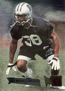 Tyrone Poole Carolina Panthers 1995 Fleer Metal NFL Rookie Card #25